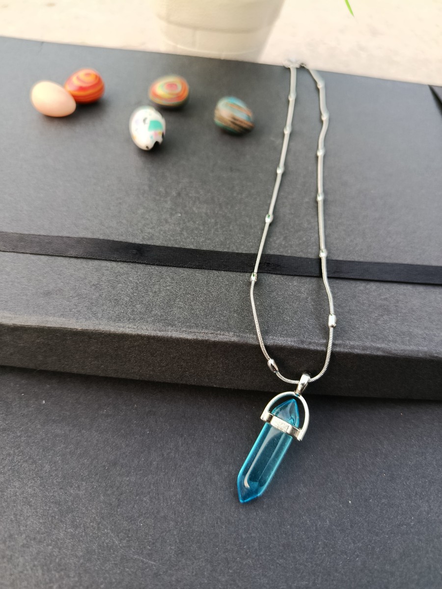 Ocean Aura Bullet Pendant