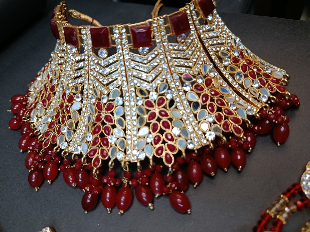 “Royal Ruby Kundan Bridal Set”