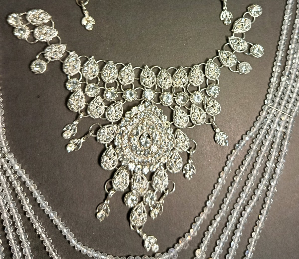 “Crystal Radiance Bridal Set”